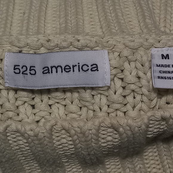 Cream Knitted Turtleneck Sweater - Picture 2 of 2